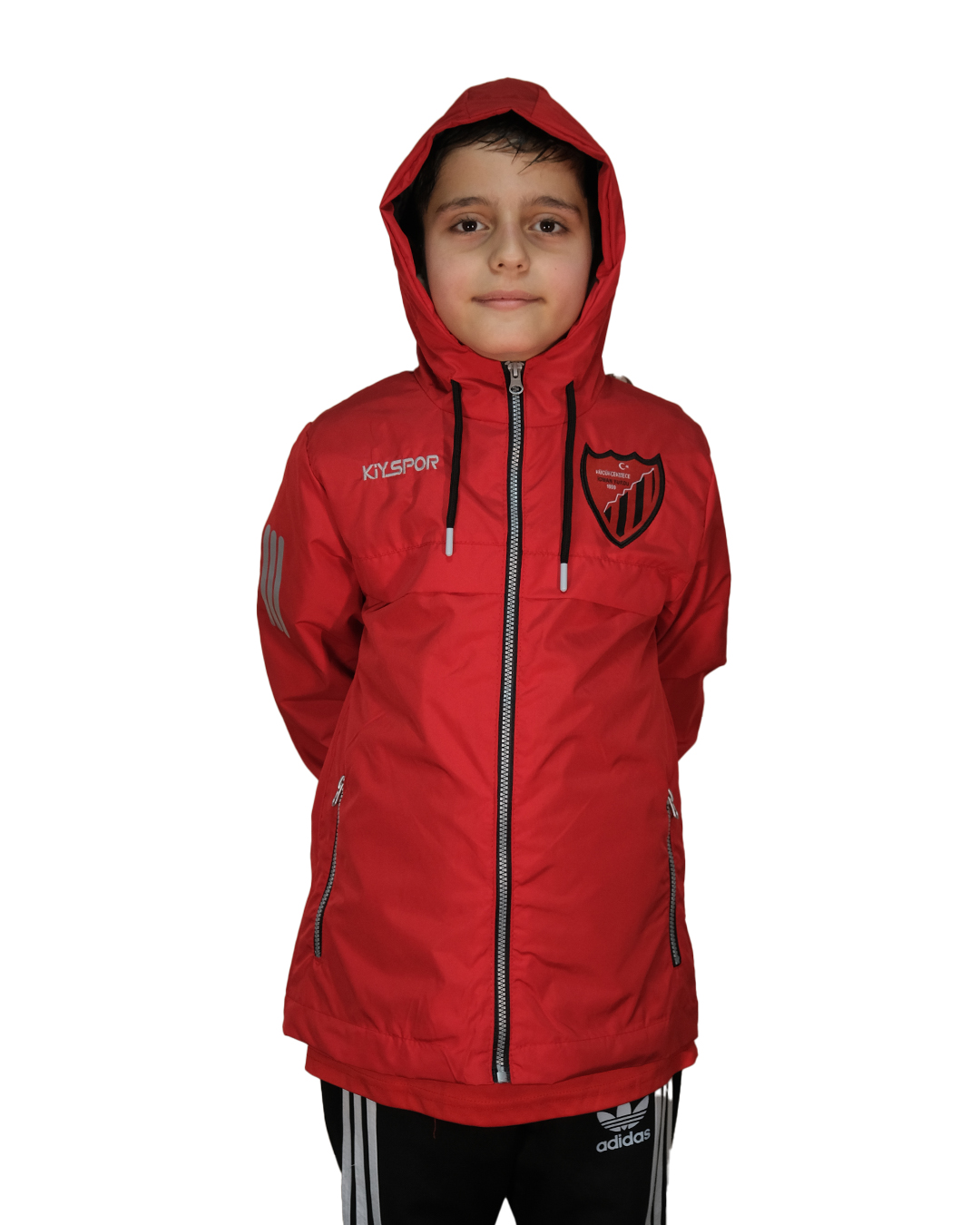 Kırmızı Renk KİY Spor Yağmurluk